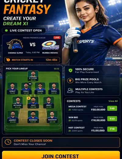 Hero11 (hero11) fantasy cricket & matchday visual 3
